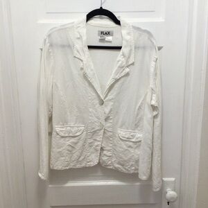 FLAX Linen Blazer M